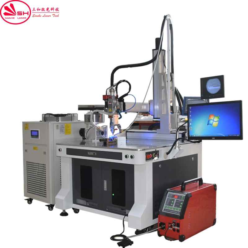 2000W/1500W Automatic Type Laser Welding Machine for Aluminum Copper Stainless Steel with Feeding Wires Automatic Fiber Continuous/Spot Laser Welding Machine