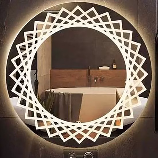 Linha de produção de espelhos / corte de vidro / jateamento / lixamento / afiação / biselamento / marcação de gravação a laser / máquina aplicadora de filme processo de espelho de banheiro