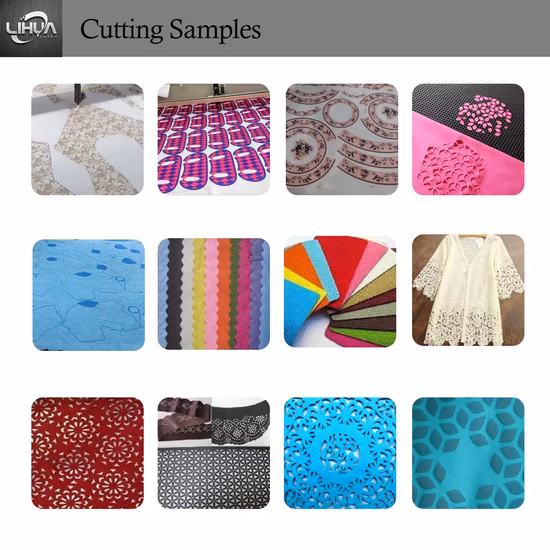 Lihua Big Vision Ccd Camera Laser Cutter Co2 Cnc Máquina de corte a laser com transportador para rolo de sublimação tecido têxtil pano